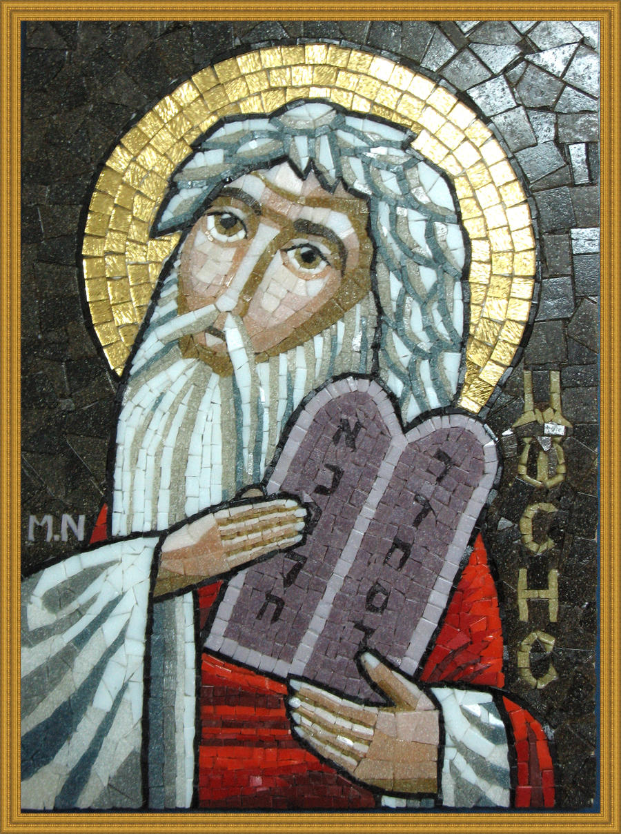 A Coptic Orthodox Icon of Moses by Mina Nashed