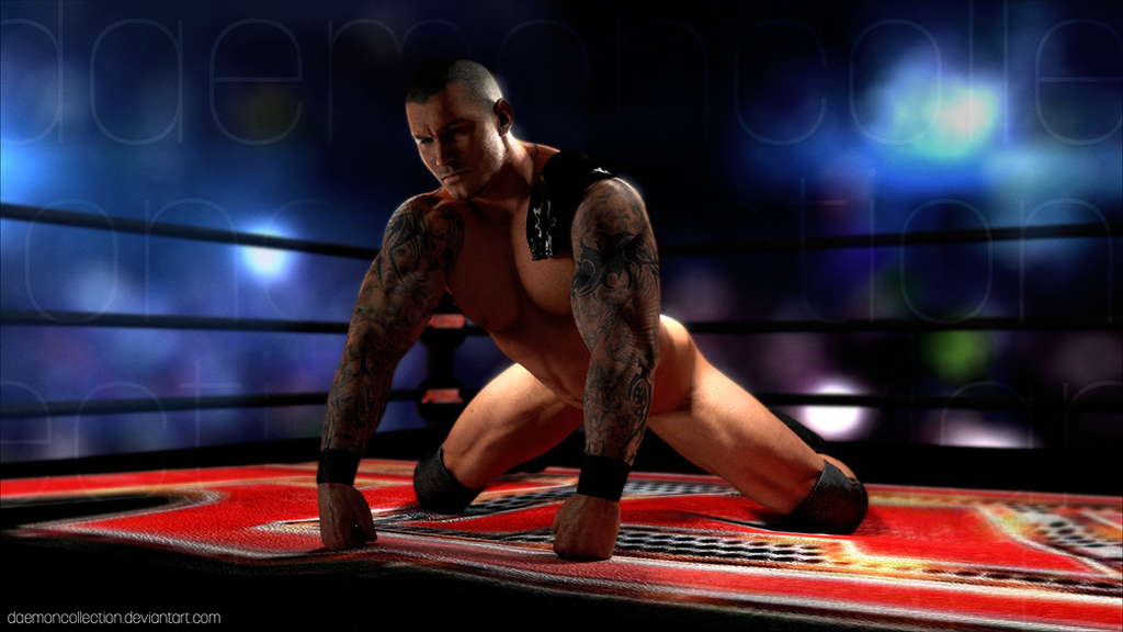Randy Orton Naked 3D Render by DaemonCollection