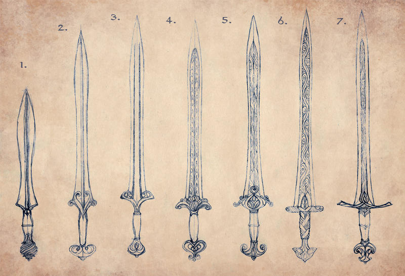 Uniformes - //Nueva vida// Elven_sword_evolution_by_merlkir
