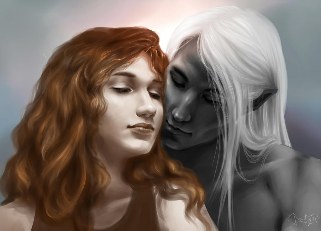 catti_brie_and_drizzt_by_svanha-d35yl8w.jpg