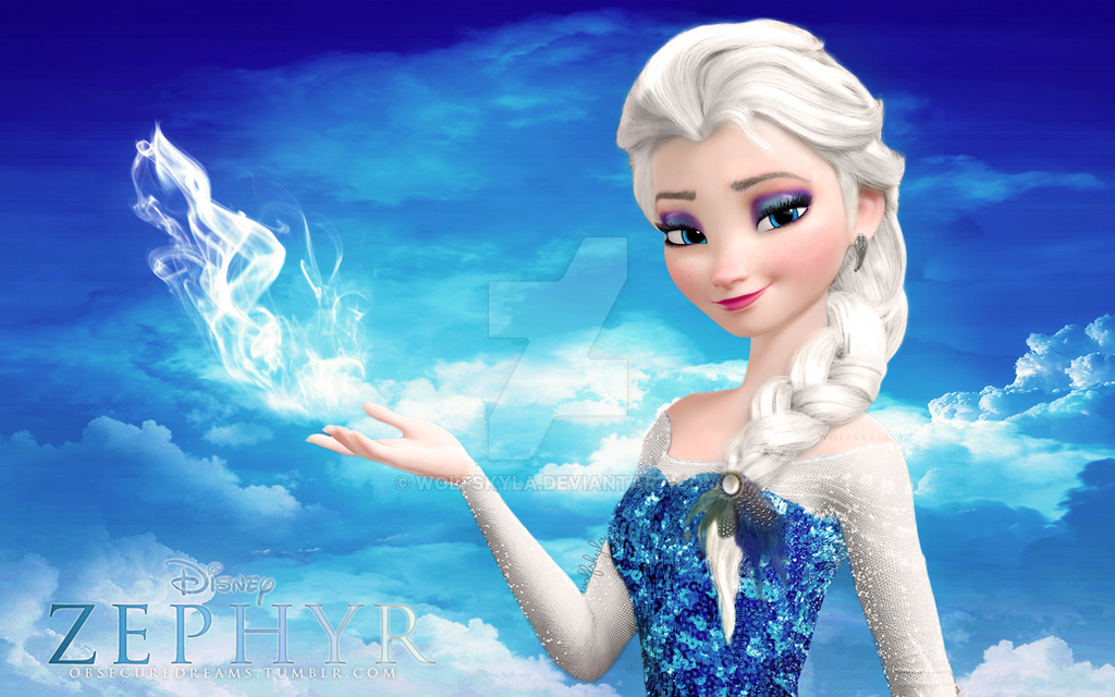 Wind/Air Elsa: Zephyr by wolfskyla