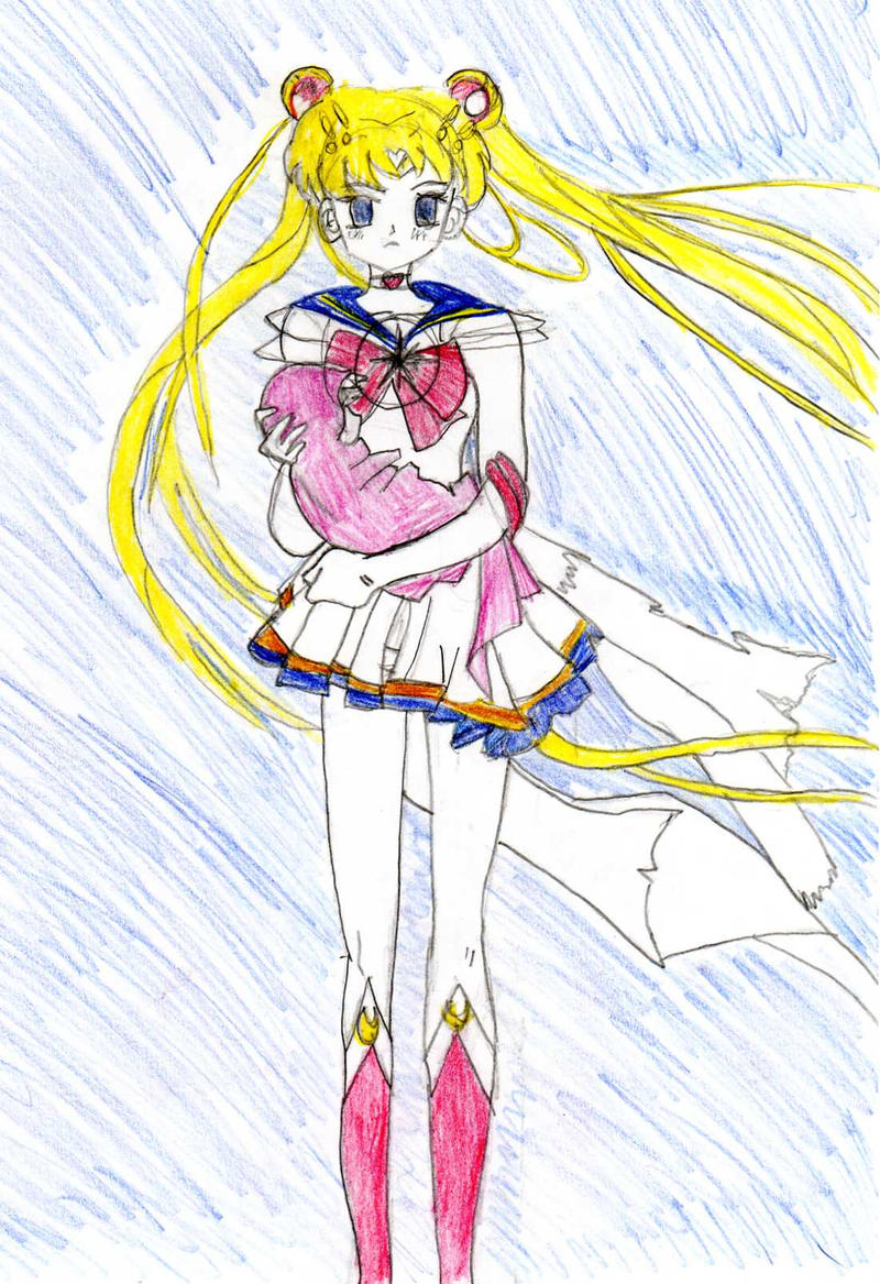 Sailor moon holding a baby by bugalug17 on DeviantArt