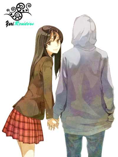 Anime Couple Render001 by Yuriko2009
