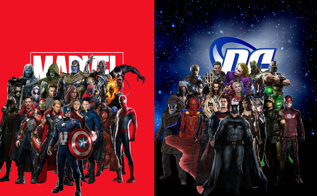 Marvel vs DC by DavidBksAndrade on DeviantArt