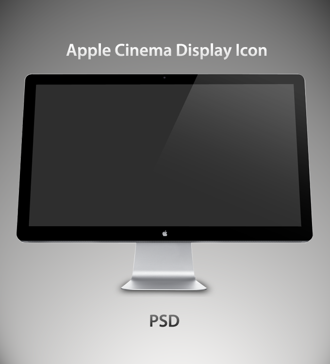 Apple Cinema Display 27 PSD by jakeroot on DeviantArt
