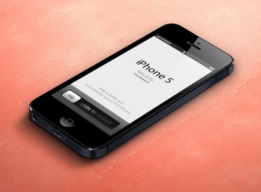 DeviantArt: More Like iPhone 5 MockUp by Jonas-Daehnert