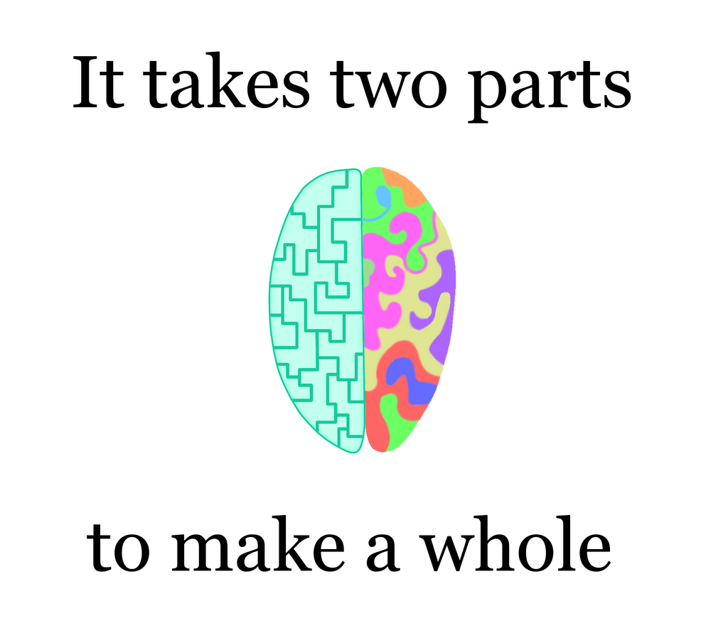 Image result for two parts make a whole