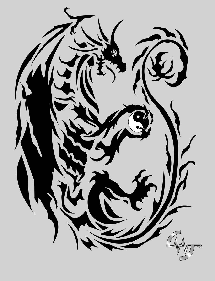 Dragon Tatoo by Dragerdeifrit on DeviantArt