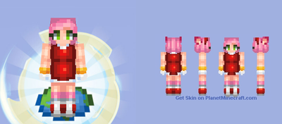 Have No Fear, Amy Rose is Here wink wink Minecraft Skin