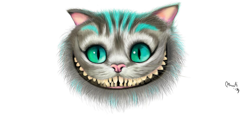 Cheshire Cat (Tim Burton version) by alch3mistdesign on