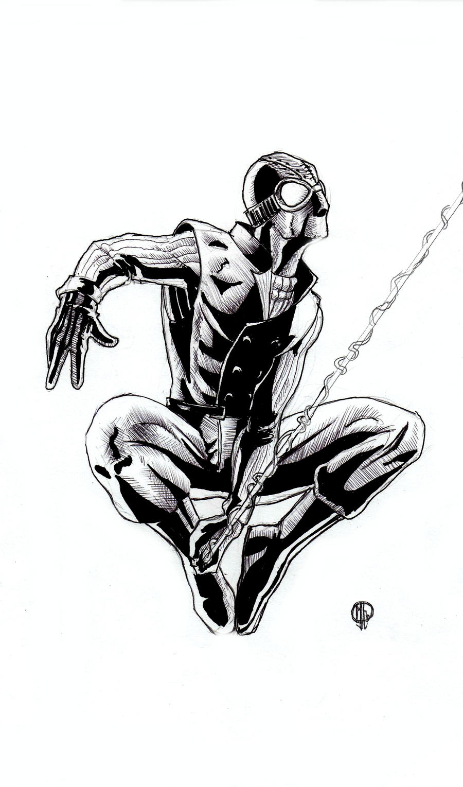 Spider man noir sketch by MuhammedFeyyaz on DeviantArt