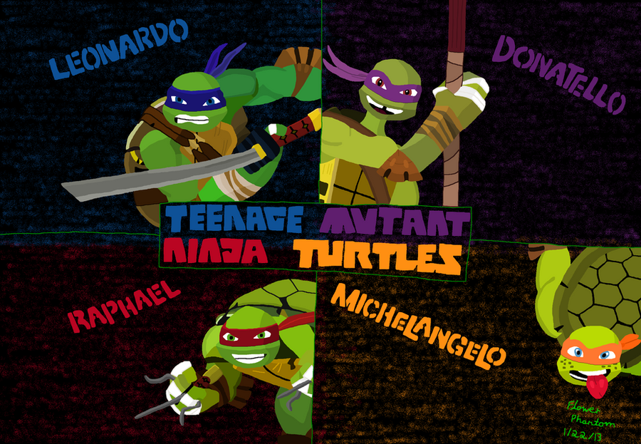 Teenage Mutant Ninja Turtle Colors 1