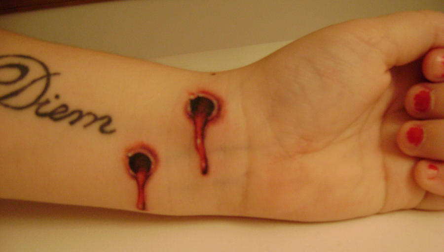 Bloody Tattoo by lonewhiterose on DeviantArt