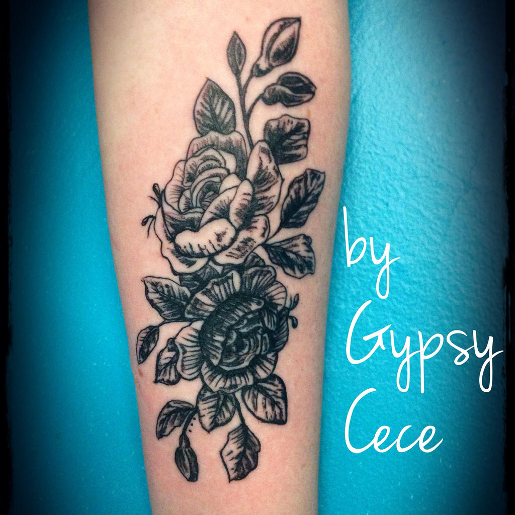 Vintage Victorian Roses Tattoo by GypsyCece on DeviantArt
 Victorian Flower Tattoo