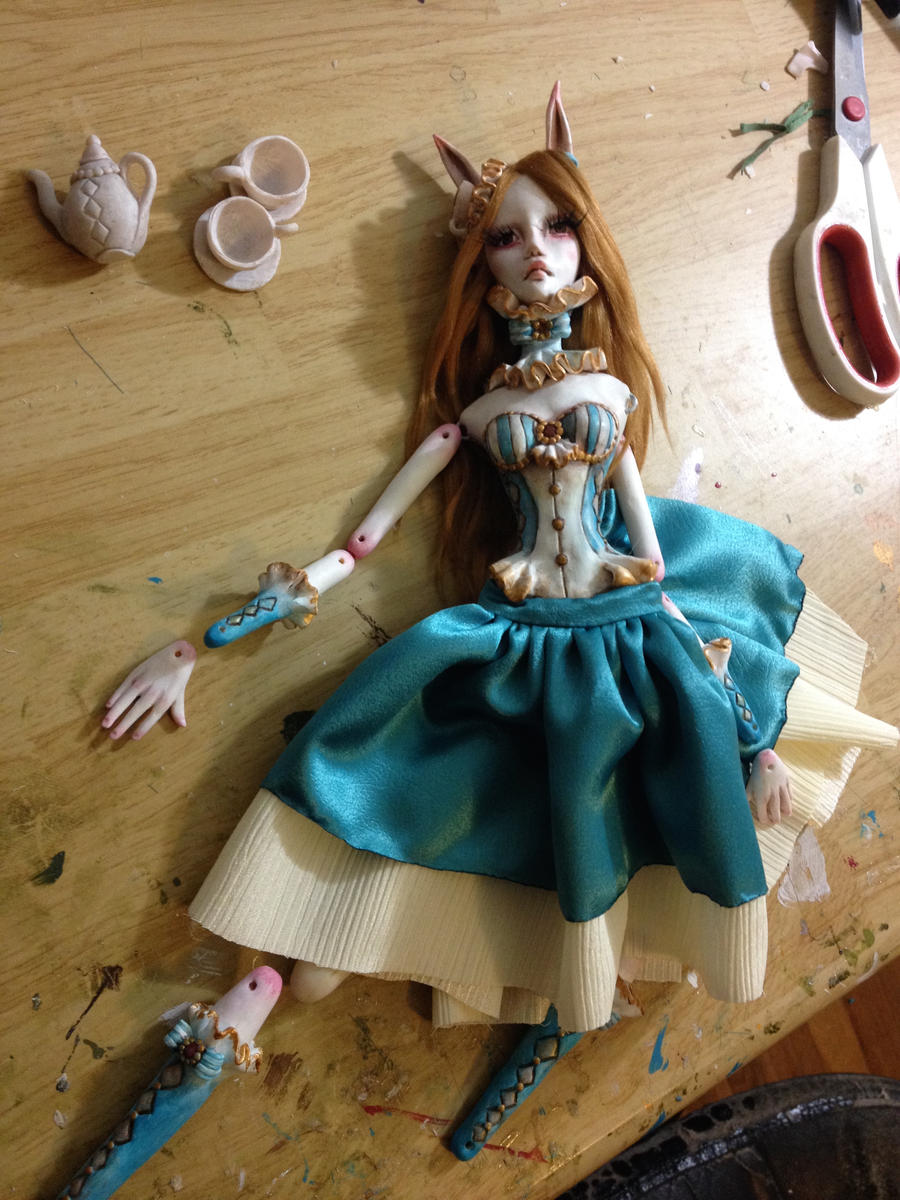 Alice in Wonderland art Doll Wip by cliodnafae27 on DeviantArt