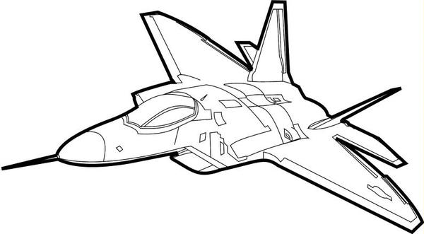 f 22 raptor coloring pages - photo #16