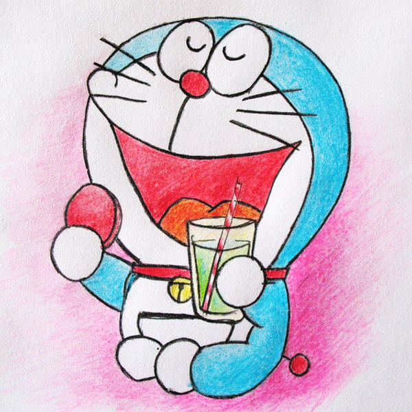 Doraemon by Colored Pencil by KatTun on DeviantArt