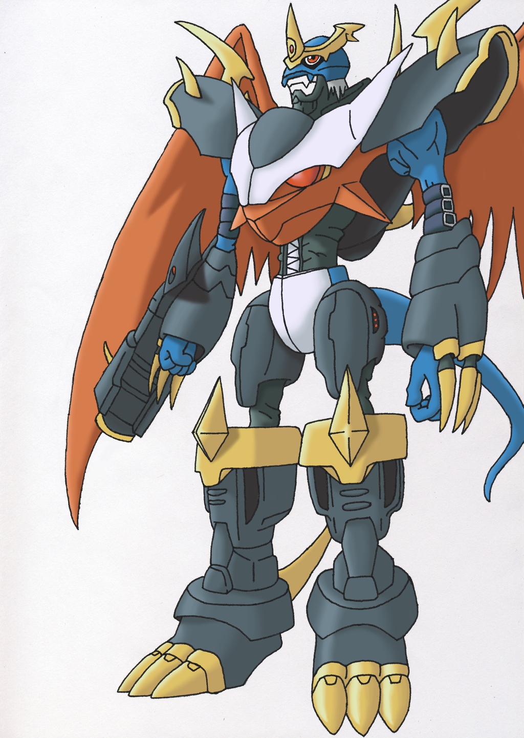 Imperialdramon - Fighter Mode by Siques on DeviantArt