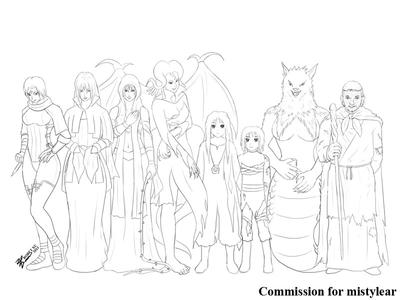 COM : 8 Antagonist Characters SKETCH by whiteguardian on DeviantArt